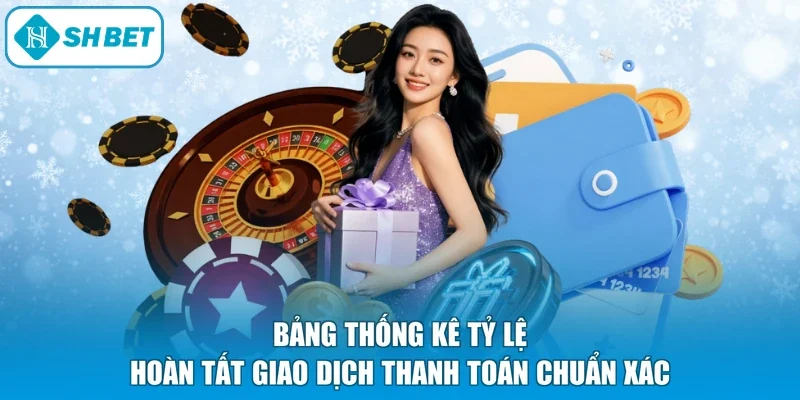 Bảng thống kê tỷ lệ hoàn tất giao dịch thanh toán chuẩn xác