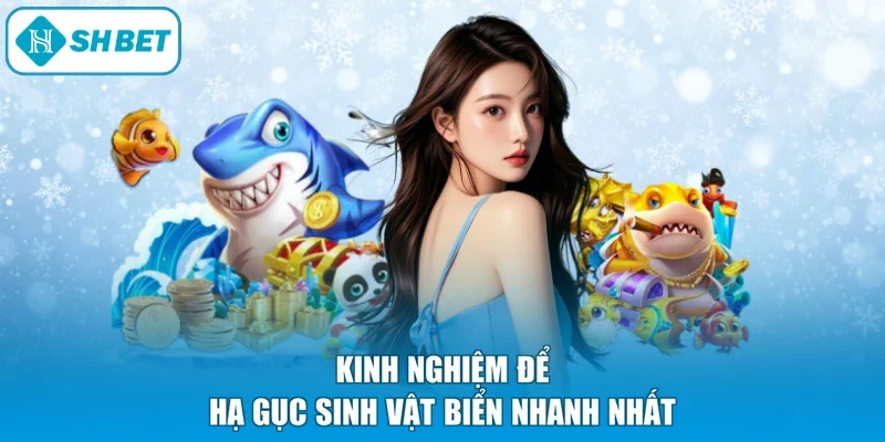 Kinh nghiệm để hạ gục sinh vật biển nhanh nhất